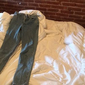 American apparel high waist mom jeans